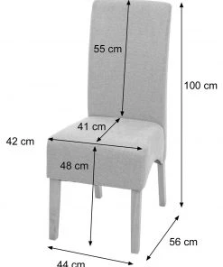 HWC Esszimmerstuhl Latina (6er Set) - Hellgrau - Braun -Deutschland Stühle Verkaufs-Shop df70ed947de94b42a5faf99df57d29bf.cropped 169 11 1041 1334.processed 1