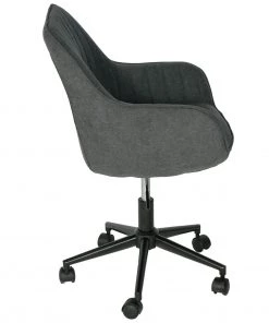 Bürostuhl HWC-J62 mit Armlehne - Anthrazit -Deutschland Stühle Verkaufs-Shop e0b2ec4a1ffa4a63ad0b1b7e66a78309