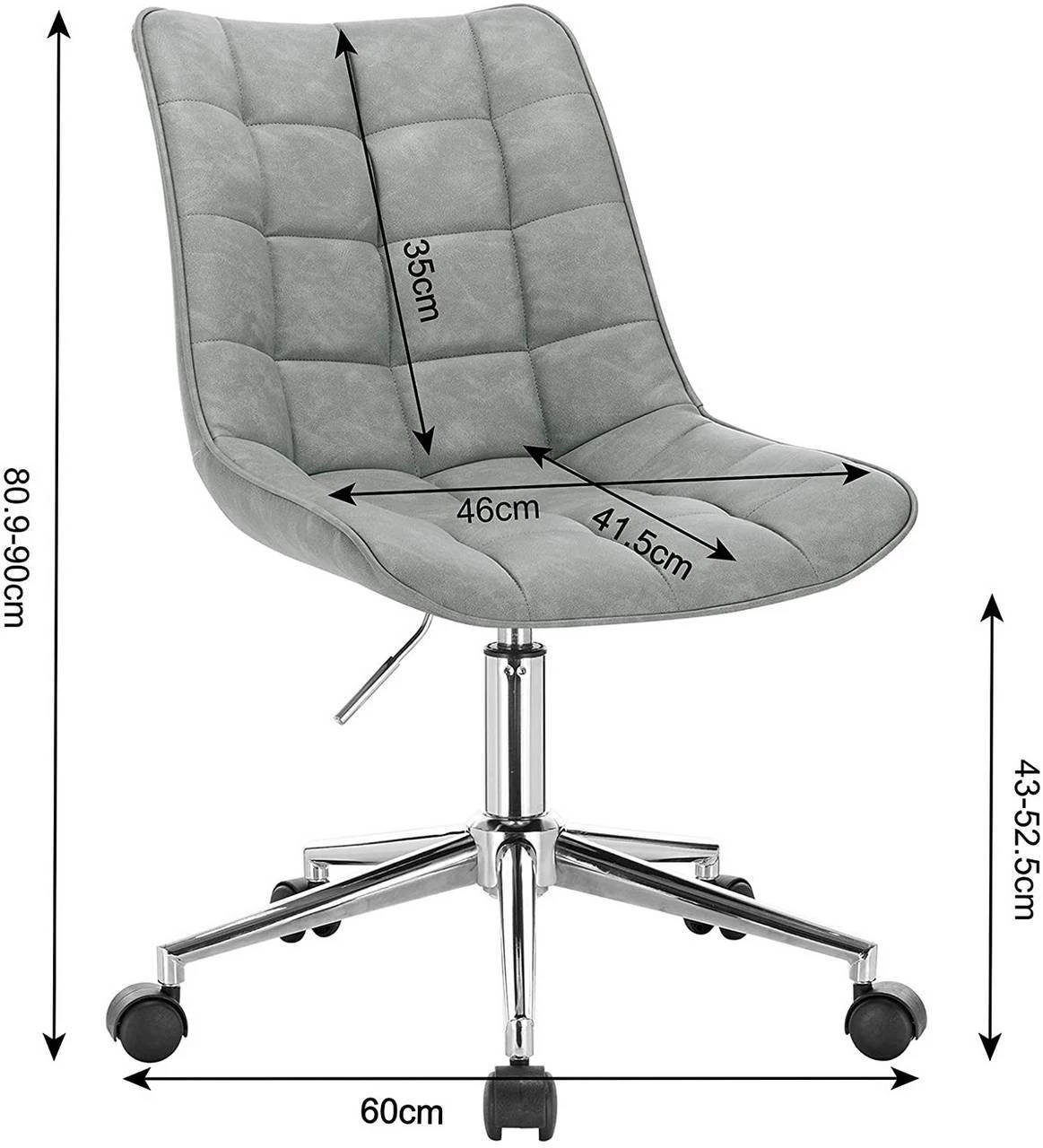 Woltu Arbeitshocker Hobart - Schwarz - Grau 7 Woltu Arbeitshocker Hobart - Schwarz - Grau – Bild 7
