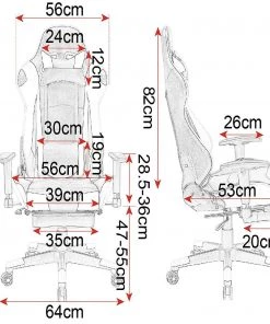 Woltu Gaming Stuhl Roy - Blau -Deutschland Stühle Verkaufs-Shop e3506f4a8e4845ab9517d8a358cc163e