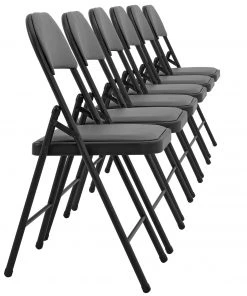 Pro.tec Stuhl Office im 6er Set - Grau