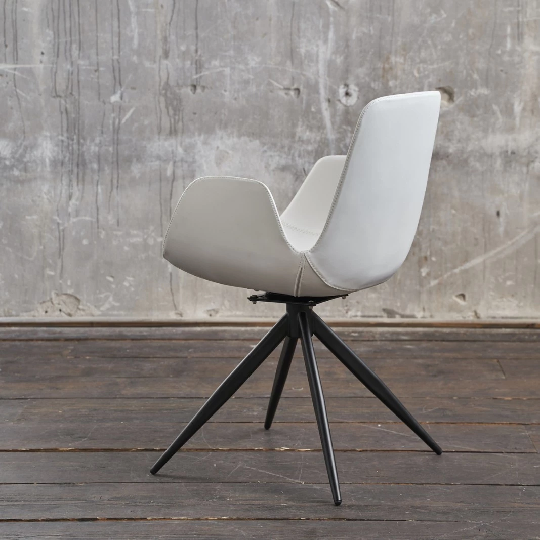 KAWOLA Stuhl QUEN Esszimmer Kunstleder - Weiß 5 KAWOLA Stuhl QUEN Esszimmer Kunstleder - Weiß – Bild 5