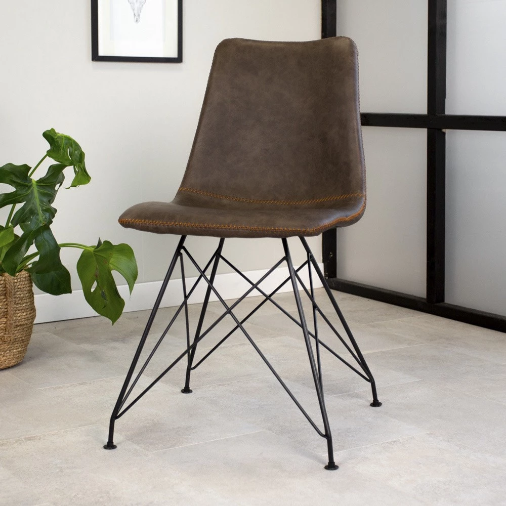 Dimehouse Viano Esszimmerstuhl Industrial 2 Dimehouse Viano Esszimmerstuhl Industrial – Bild 2