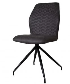 Dimehouse Grizzly Esszimmerstuhl Industrial - Anthrazit