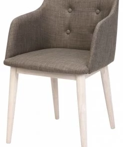 Ebuy24 Cat Esszimmerstuhl - Cat Esszimmerstuhl mit Armlehnen,grau grün.