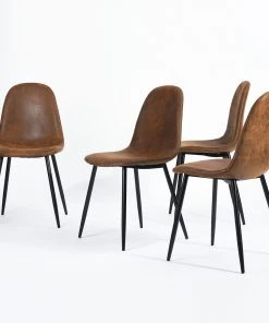 Urban Meuble Essensstuhl CHARLTON SUEDE BROWN -Deutschland Stühle Verkaufs-Shop e9c12abdbc7c4539980bbc388d310d3b