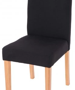 HWC Esszimmerstuhl Littau - Schwarz - Braun