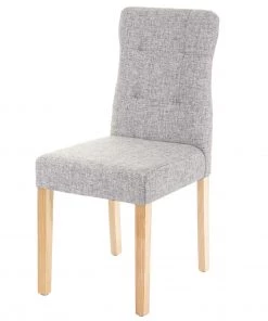 Esszimmerstuhl HWC-E58 (6er Set) - Grau - Braun - Textil -Deutschland Stühle Verkaufs-Shop ec5d00b0ceed4494978f4fb74a415ec5