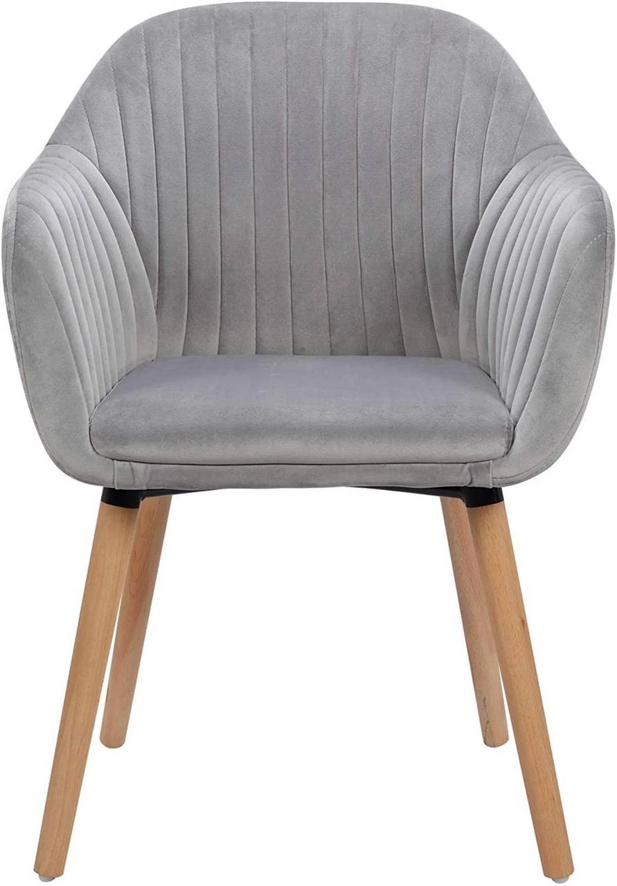 Woltu Esszimmerstuhl Tara - Hellgrau 2 Woltu Esszimmerstuhl Tara - Hellgrau – Bild 2