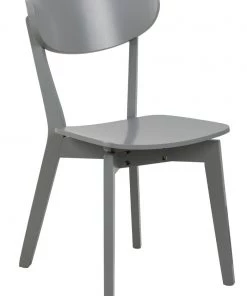 Ebuy24 Roxby Esszimmerstuhl grau.