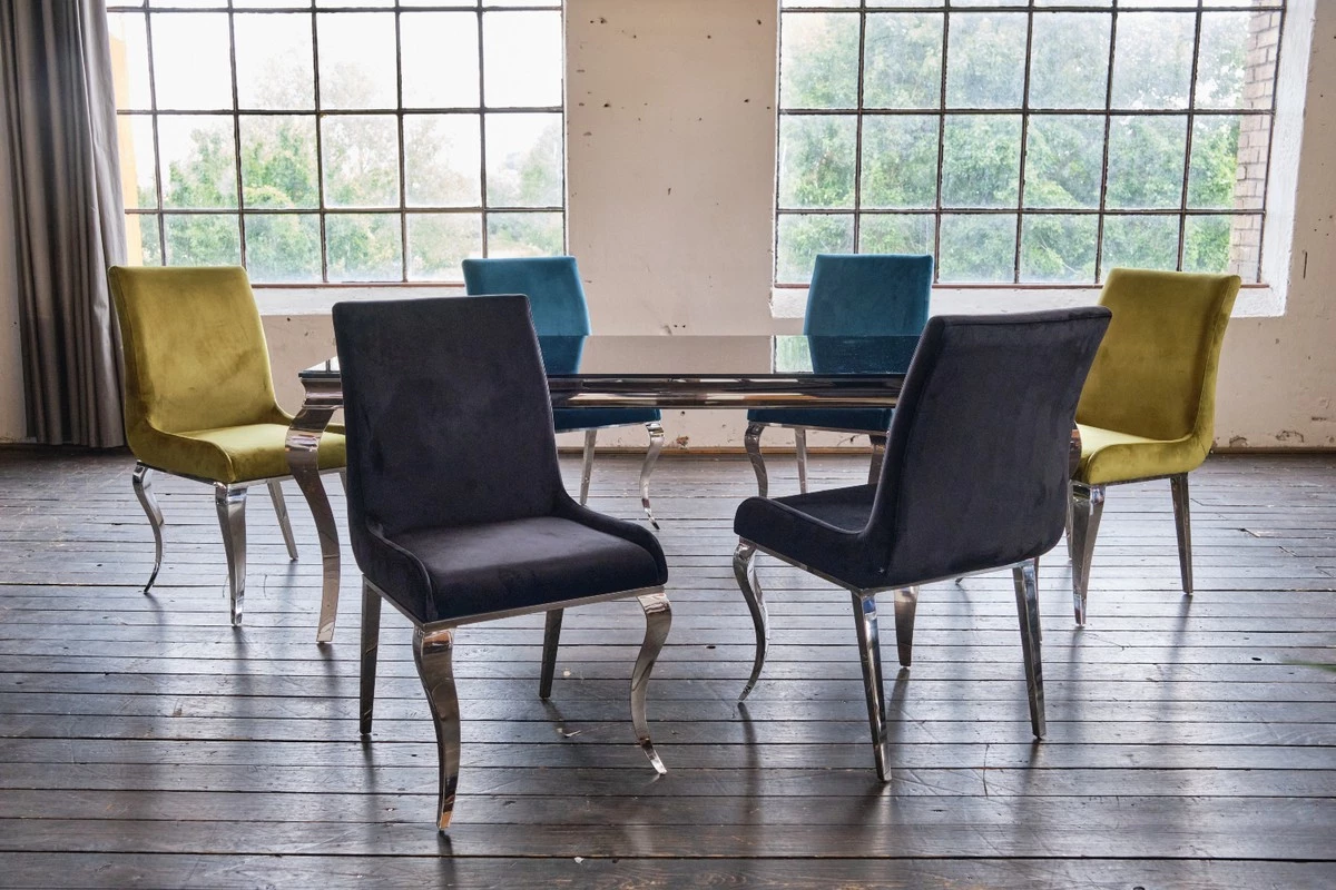 KAWOLA Esszimmerstuhl ALESSIA Velvet - Grün 2 KAWOLA Esszimmerstuhl ALESSIA Velvet - Grün – Bild 2