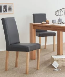 Ars Natura Esszimmerstuhl Flen (2er-Set) - Anthrazit - Buche Hell -Deutschland Stühle Verkaufs-Shop esszimmerstuhl flen 2er set anthrazit buche 3330737