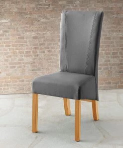 Ars Natura Esszimmerstuhl Karlsborg I (2er-Set) - Grau - Buche Hell -Deutschland Stühle Verkaufs-Shop esszimmerstuhl karlsborg 2er set kunstleder grau buche 274347