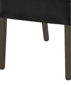 Ars Natura Esszimmerstuhl Lenya (2er-Set) - Kunstleder Schwarz/Buche Dunkelbraun -Deutschland Stühle Verkaufs-Shop esszimmerstuhl lenya kunstleder schwarz buche dunkelbraun 255675