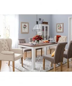 Maison Belfort Esszimmerstuhl Madison - Beige -Deutschland Stühle Verkaufs-Shop esszimmerstuhl madison webstoff eiche massiv beige 4762944