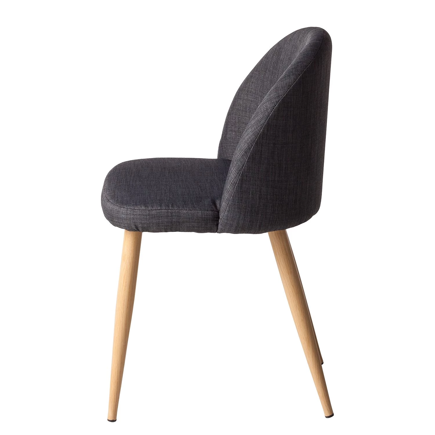 Mørteens Polsterstuhl Sangba (2er-Set) - Webstoff / Metall 5 Mørteens Polsterstuhl Sangba (2er-Set) - Webstoff / Metall – Bild 5