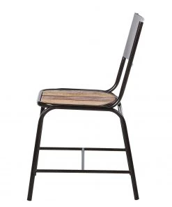 Ars manufacti Esszimmerstuhl Tamati (2er-Set) - Pinie massiv / Edelstahl - Pinie / Schwarz -Deutschland Stühle Verkaufs-Shop esszimmerstuhl tamati 2er set pinie massiv metall 4922740