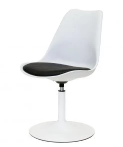 Tenzo Esszimmerstuhl Tequila I - Weiß / Schwarz