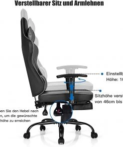 Costway Gaming Stuhl Drehstuhl 10 Costway Gaming Stuhl Drehstuhl -Deutschland Stühle Verkaufs-Shop f0b99d3196f64b9da0df2a88c16aeb4c