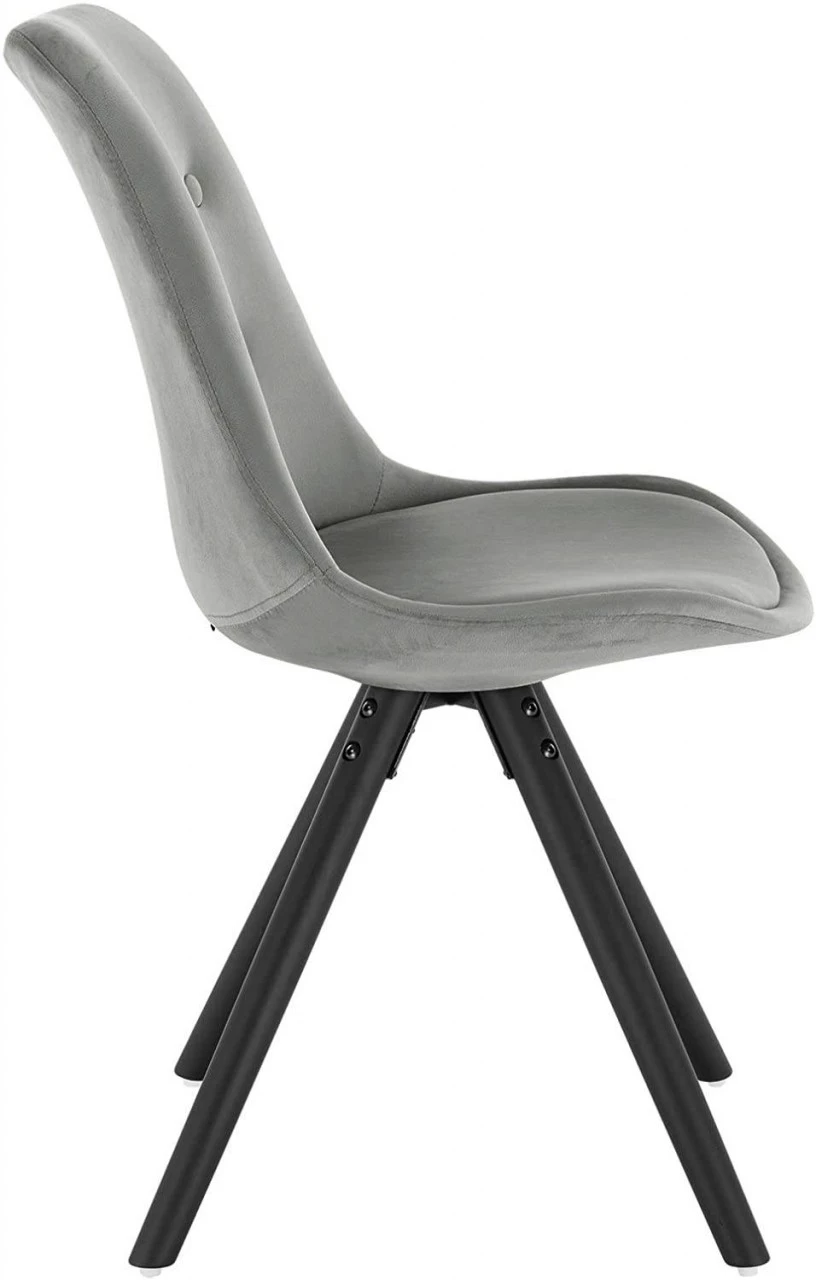 Woltu Esszimmerstuhl Angelina - Hellgrau 3 Woltu Esszimmerstuhl Angelina - Hellgrau – Bild 3