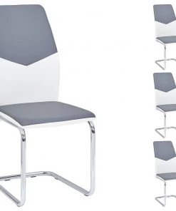 IDIMEX Schwingstuhl LEONA (4er-Set)