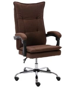 VidaXL Bürostuhl Braun Stoff