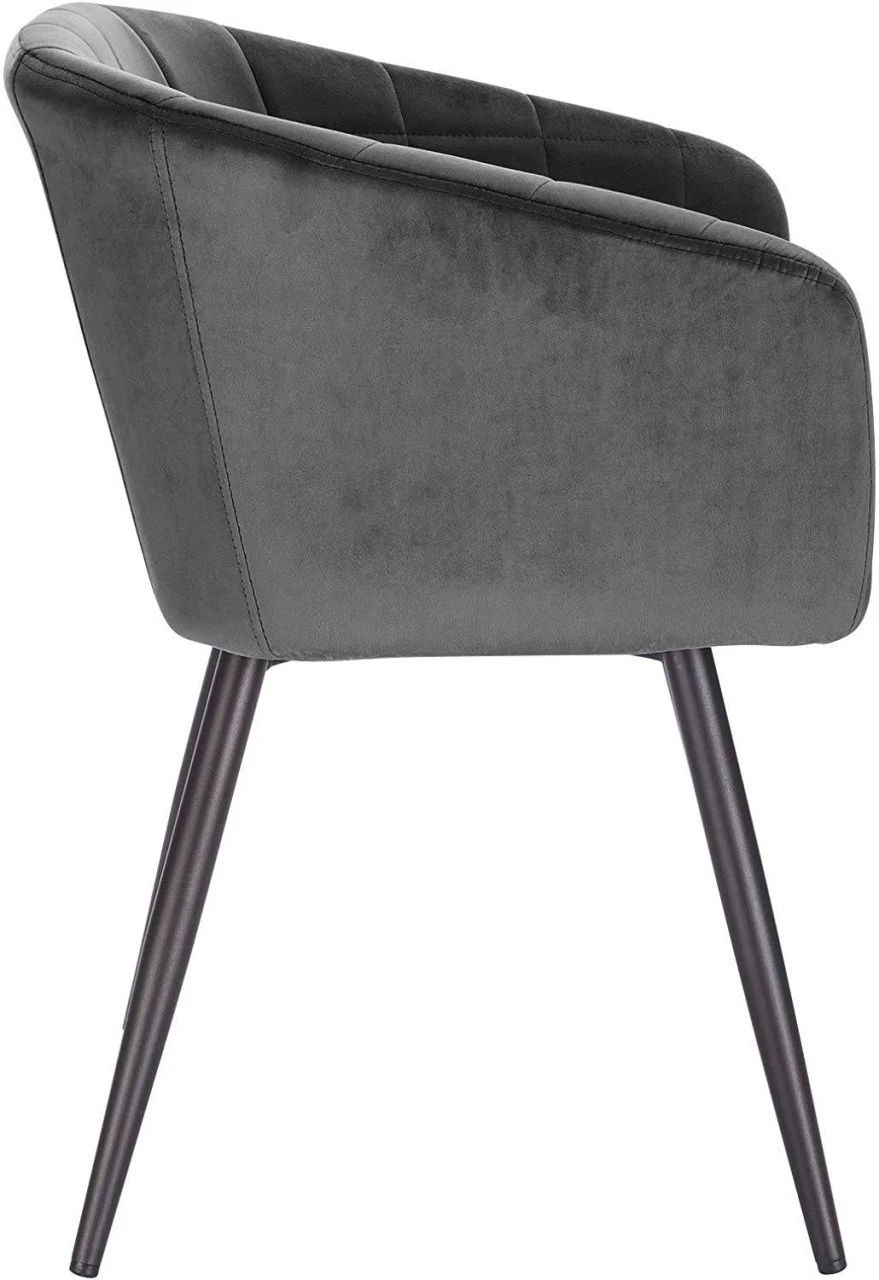 Woltu Esszimmerstuhl Annika (2er Set) - Dunkelgrau 4 Woltu Esszimmerstuhl Annika (2er Set) - Dunkelgrau – Bild 4