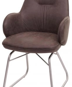 Esszimmerstuhl HWC-G72 - Braun