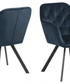 Ebuy24 Lora Esszimmerstuhl - Blau