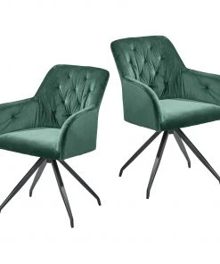 Set one by Musterring Drehstuhl Fremont (2er Set) - Grün