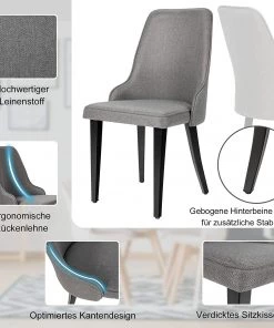 Costway 2er Set gepolsterte Esszimmerstühle -Deutschland Stühle Verkaufs-Shop fea38eae8ad7402ebbc3c3fa19506fa6