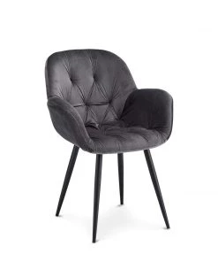 Ebuy24 Salina Esszimmerstuhl grau