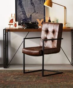 Ars manufacti Freischwinger Lungo - Kunstleder / Metall - Braun / Schwarz 16 Ars manufacti Freischwinger Lungo - Kunstleder / Metall - Braun / Schwarz -Deutschland Stühle Verkaufs-Shop freischwinger lungo kunstleder cappuccino 5114624