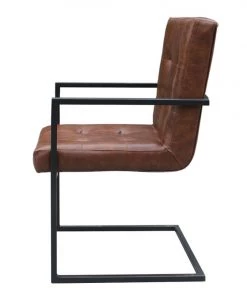 Ars manufacti Freischwinger Lungo - Kunstleder / Metall - Braun / Schwarz 18 Ars manufacti Freischwinger Lungo - Kunstleder / Metall - Braun / Schwarz -Deutschland Stühle Verkaufs-Shop freischwinger lungo kunstleder cappuccino 5114648