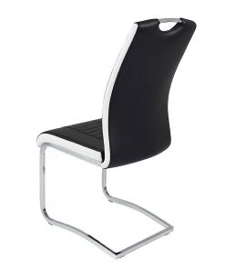 Freischwinger Truffaldino - 2er Set -Deutschland Stühle Verkaufs-Shop freisschwinger truffaldino kunstleder 2er set schwarz weiss 868686