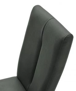 Maison Belfort Polsterstuhl Funny II (2er- Set) - Anthrazit / Eiche -Deutschland Stühle Verkaufs-Shop polsterstuhl funny ii 2er set kunstleder anthrazit eiche 1938314