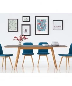 Studio Copenhagen Polsterstuhl Loca (2er-Set) - Stoff Muya: Petrol 9 Studio Copenhagen Polsterstuhl Loca (2er-Set) - Stoff Muya: Petrol -Deutschland Stühle Verkaufs-Shop polsterstuhl loca i 2er set webstoff eiche massiv petrol 3542433