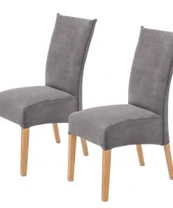 Ars Natura Polsterstuhl Mallin (2er-Set) - Microfaser