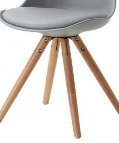 Norrwood Polsterstuhl Thirza (4er Set) - Grau -Deutschland Stühle Verkaufs-Shop polsterstuhl thirza kunstleder kunststoff grau 1284410