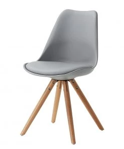 Norrwood Polsterstuhl Thirza (4er Set) - Grau -Deutschland Stühle Verkaufs-Shop polsterstuhl thirza kunstleder kunststoff grau 1284418