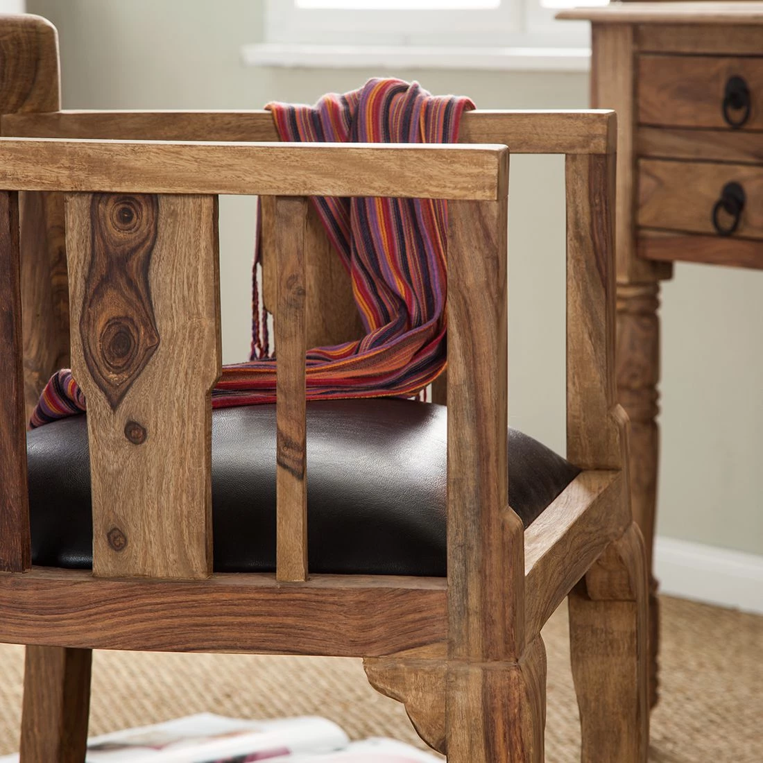 Wolf-Möbel Sessel Bombay - Schwarz 8 Wolf-Möbel Sessel Bombay - Schwarz – Bild 8