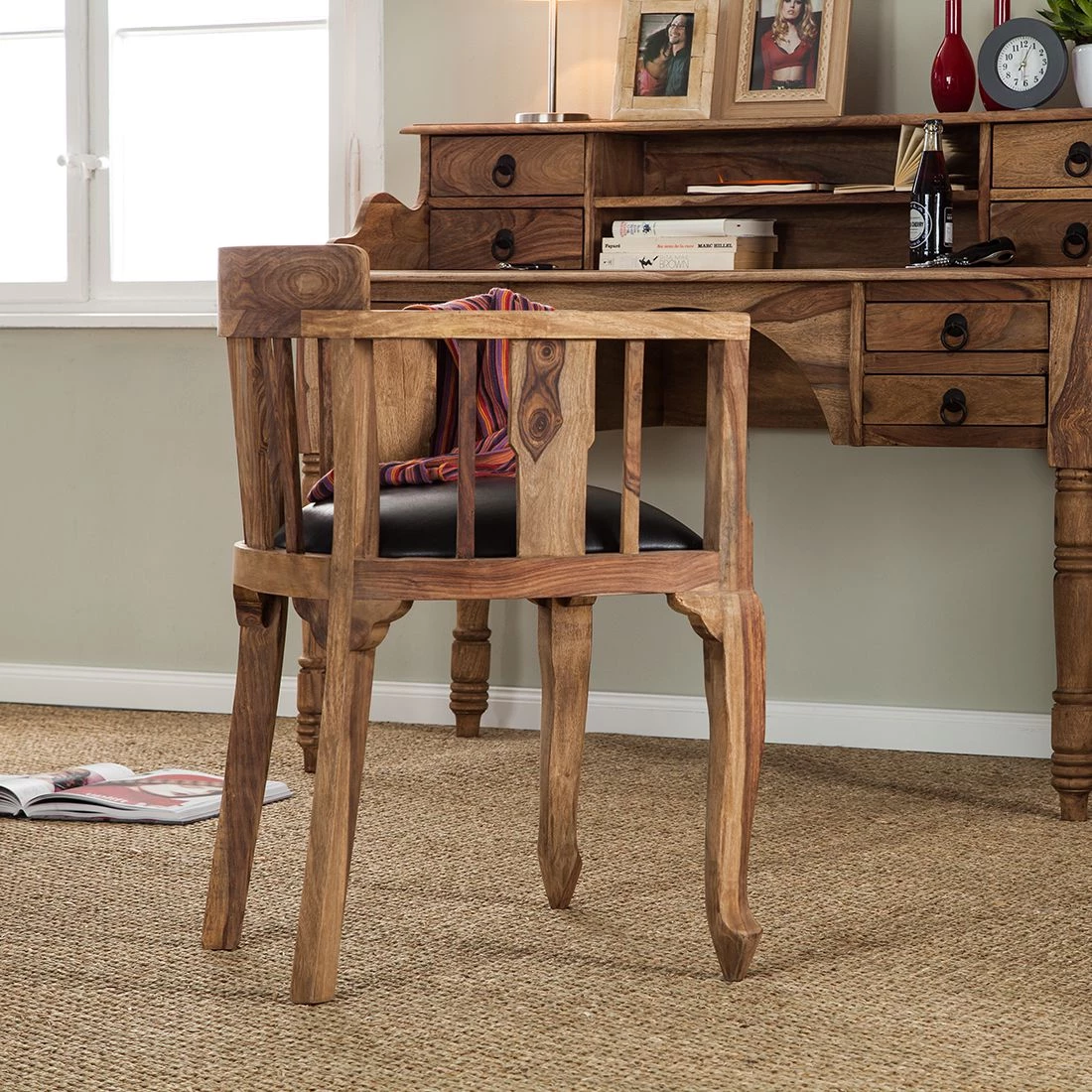 Wolf-Möbel Sessel Bombay - Schwarz 2 Wolf-Möbel Sessel Bombay - Schwarz – Bild 2