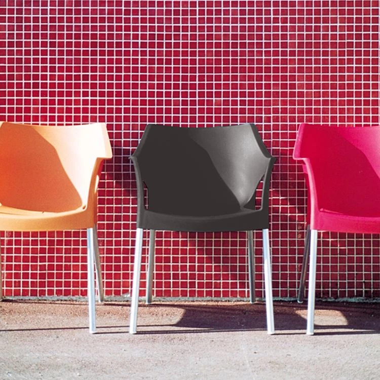 Blanke Design Stapelstuhl Pole (2er-Set) - Kunststoff/Aluminium - Schokolade/Chromfarben 5 Blanke Design Stapelstuhl Pole (2er-Set) - Kunststoff/Aluminium - Schokolade/Chromfarben – Bild 5