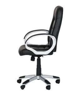 Fredriks Chefsessel Steve II - Kunstleder - Schwarz / Silbergrau 13 Fredriks Chefsessel Steve II - Kunstleder - Schwarz / Silbergrau -Deutschland Stühle Verkaufs-Shop steve ii chefsessel kunstlederbezug schwarz 1306544