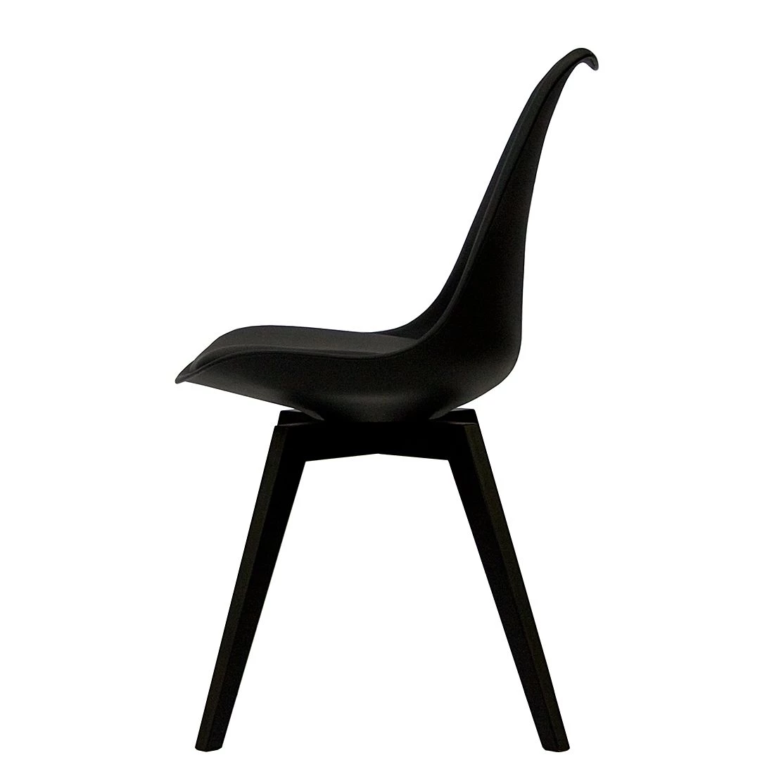 Tenzo Stuhl Bess (2er-Set) - Birke teilmassiv / Kunststoff - Schwarz 4 Tenzo Stuhl Bess (2er-Set) - Birke teilmassiv / Kunststoff - Schwarz – Bild 4