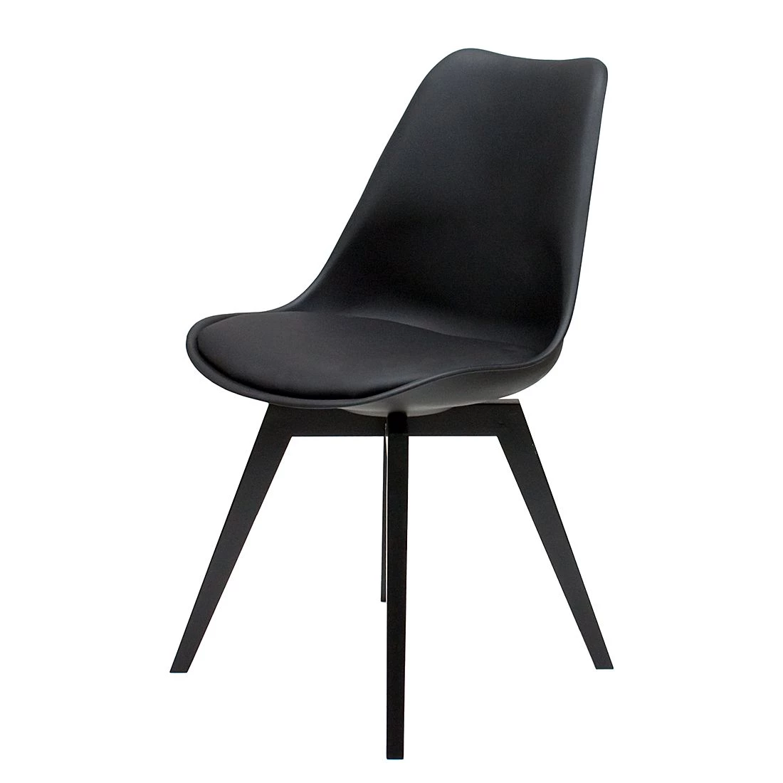 Tenzo Stuhl Bess (2er-Set) - Birke teilmassiv / Kunststoff - Schwarz 2 Tenzo Stuhl Bess (2er-Set) - Birke teilmassiv / Kunststoff - Schwarz – Bild 2