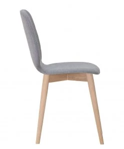 Studio Copenhagen Polsterstuhl Helvig III (2er-Set) - Stoff Vesta: Grau -Deutschland Stühle Verkaufs-Shop stuhl helvig ii 2er set eiche teilmassiv 3890572