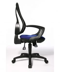 Topstar Drehstuhl Open Point SY - Kunstfaser / Mesh - Royalblau / Schwarz -Deutschland Stühle Verkaufs-Shop topstar open point drehstuhl royalblau m ts ast opt ryb 3
