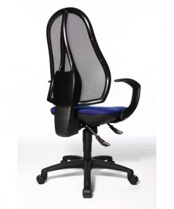 Topstar Drehstuhl Open Point SY - Kunstfaser / Mesh - Royalblau / Schwarz -Deutschland Stühle Verkaufs-Shop topstar open point drehstuhl royalblau m ts ast opt ryb 4
