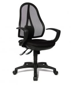 Topstar Drehstuhl Open Point SY - Kunstfaser / Mesh - Schwarz 8 Topstar Drehstuhl Open Point SY - Kunstfaser / Mesh - Schwarz -Deutschland Stühle Verkaufs-Shop topstar open point drehstuhl schwarz m ts ast opt shw 2
